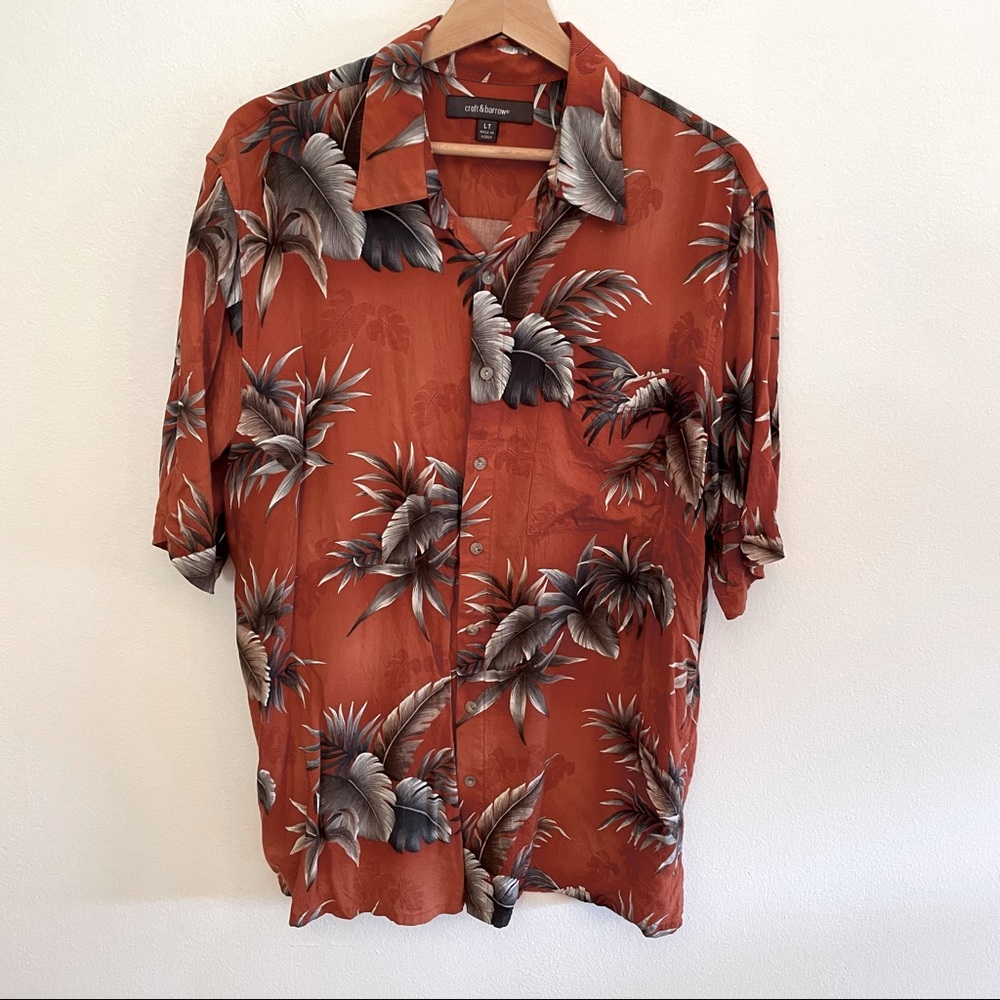 Croft & Barrow tropical print shirt.